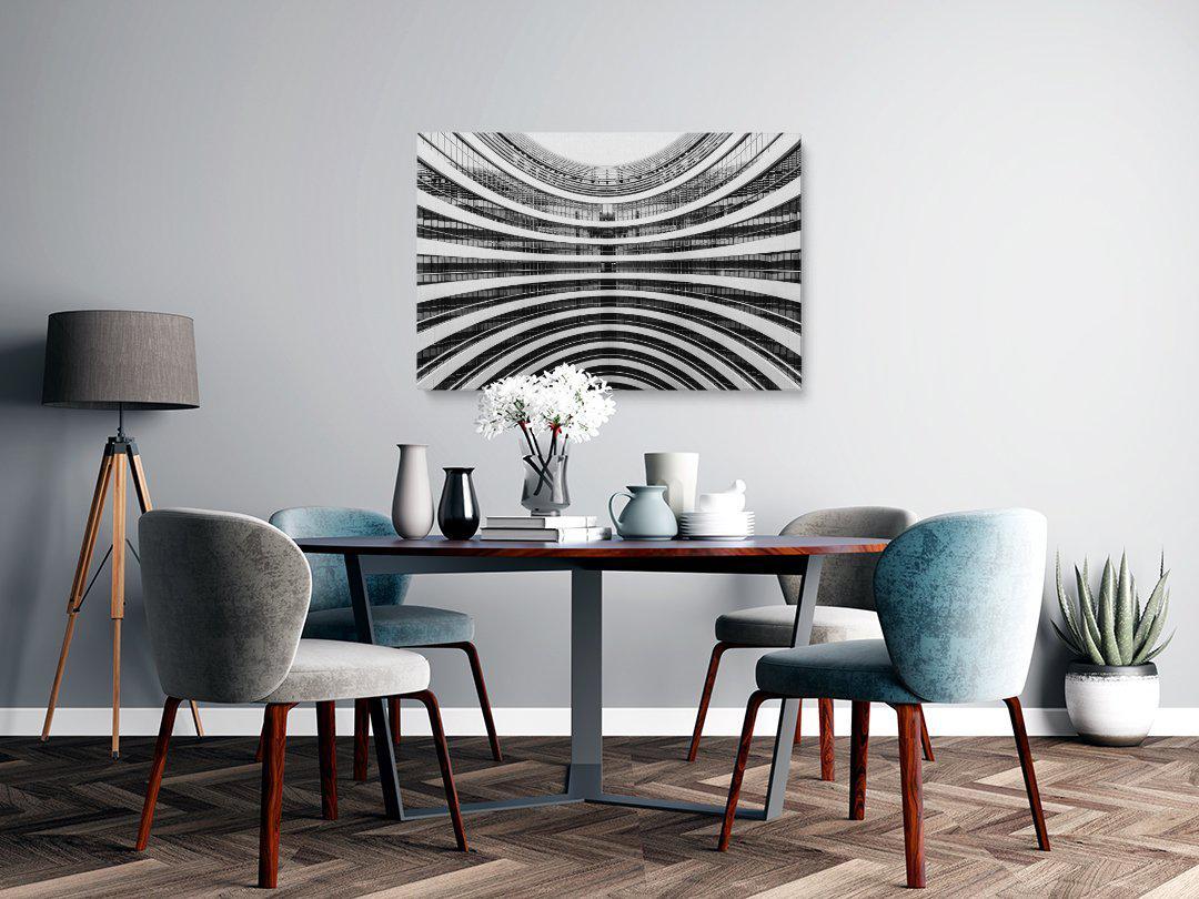 Modern Circle Architecture-Giclée-Fine-Art-Canvas-Print-canvartz.com