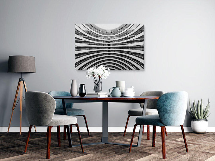 Modern Circle Architecture-Giclée-Fine-Art-Canvas-Print-canvartz.com