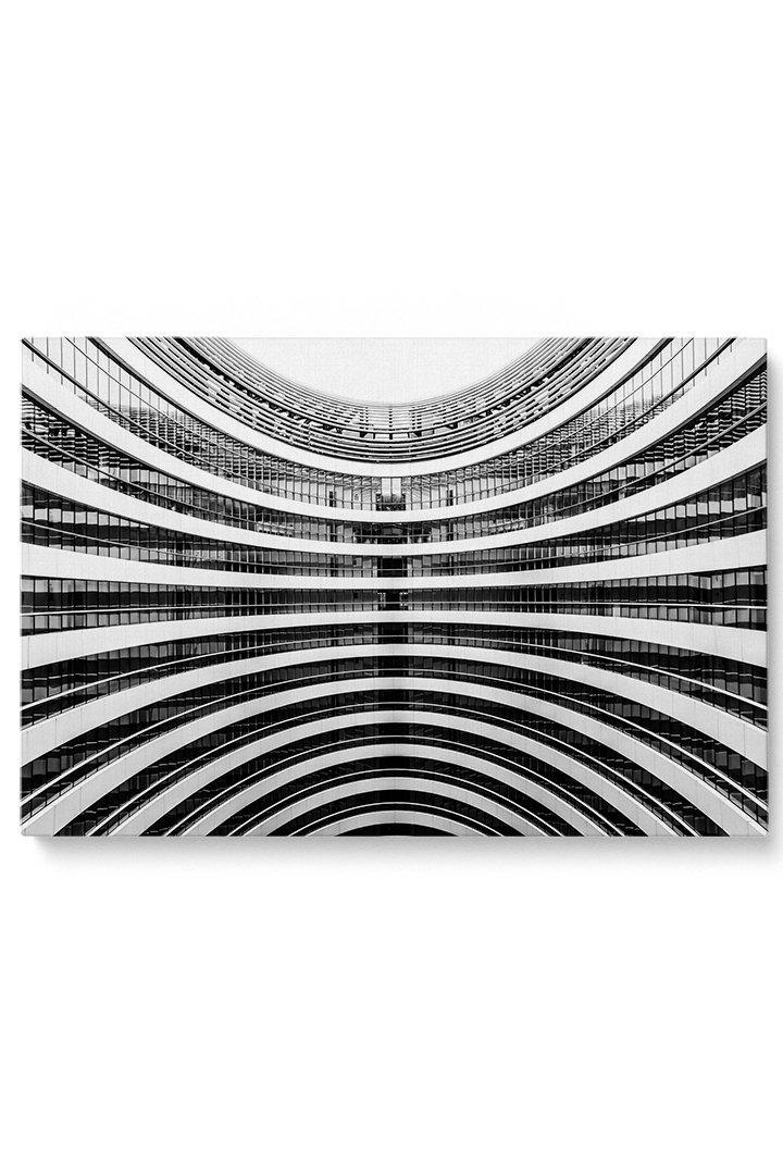 Modern Circle Architecture-Giclée-Fine-Art-Canvas-Print-canvartz.com
